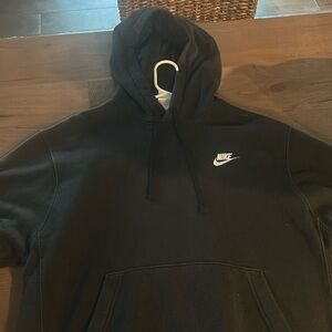 Nike black sweatshirt with hood